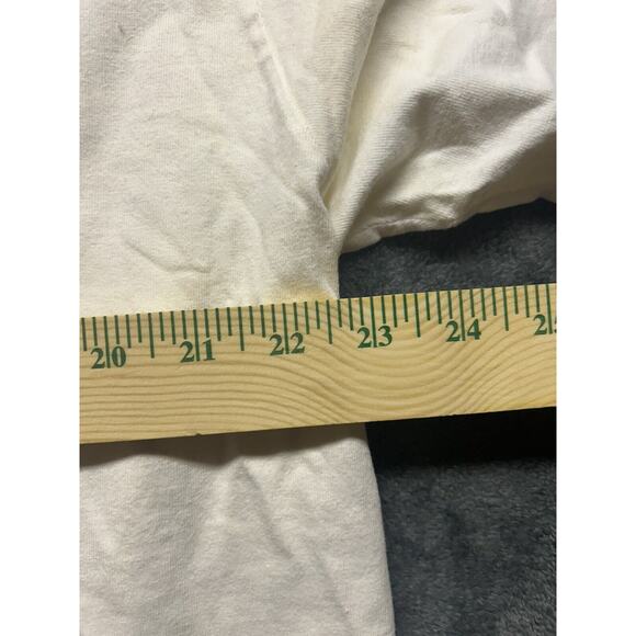 Cleveland Browns Shirt Men’s XL White (yellowed) Reebok NFL Logo Vintage - Picture 5 of 6